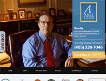 Tablet Screenshot of abellawfirm.com